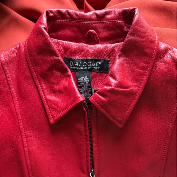 %100 Leather Vintage Jacket - Picture 3 of 3